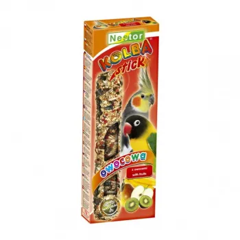 NESTOR Kolba dla średnich papug z owocami 2 szt